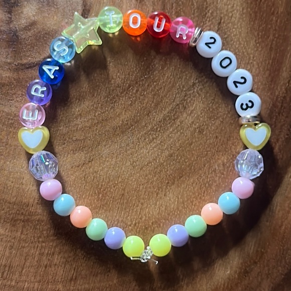 5 for $20 Taylor Swift Handmade Friendship Beaded Bracelet
“Eras Tour 2023” - Picture 2 of 2